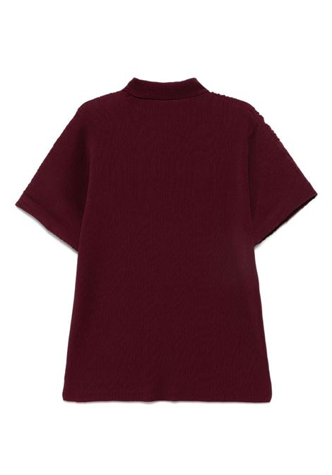 Top con colletto stile polo  in bordeaux Melitta baumeister - donna MELITTA BAUMEISTER | MB06BRD